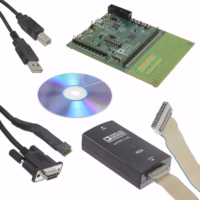 EVAL-ADUC7124QSPZ Analog Devices Inc.  Cartes d'évaluation - Embarquées - MCU DSP